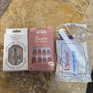 FREE 2 Press On Nail Sets and Nail Kit FREE W ANY PURCHASE **